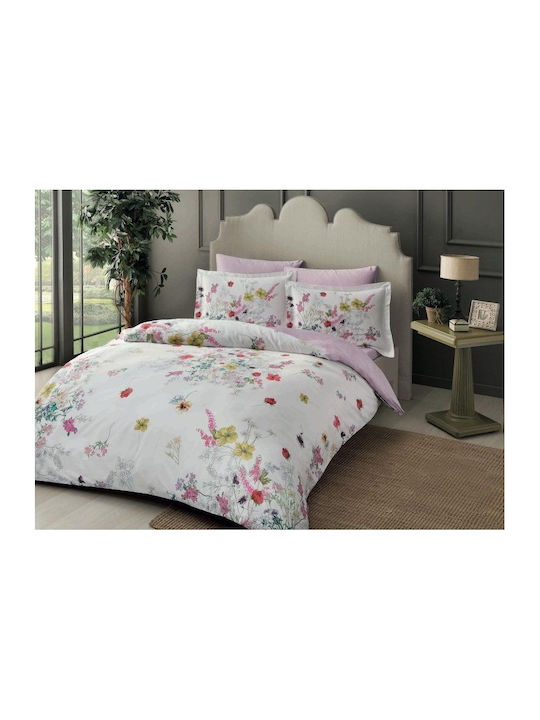 Tac Set Huse Pentru Pilote 200x220cm Dublu Cu 4 Fețe De Pernă & 1 Cearceaf Benicia