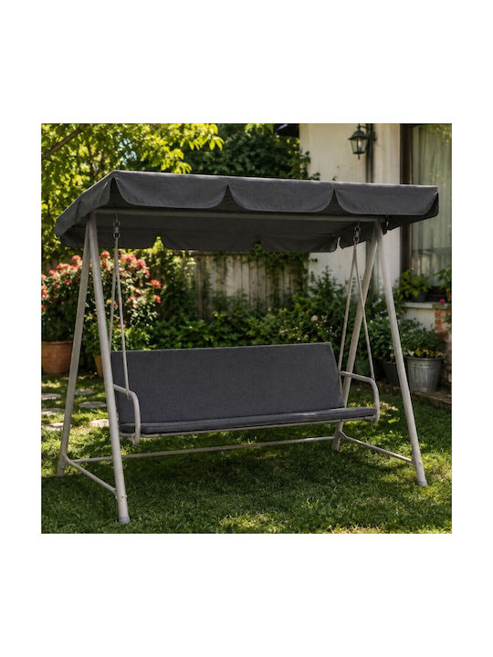 Pucioasa Perna Swing Cushion Pentru Scaune De Grădină Cu Spătar Gri Antracit 50x150cm