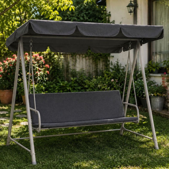 Pucioasa Swing Cushion Garden Chair Cushions Anthracite Gray 50x150cm Pucioasa Swing Cushion Garden Chair Cushions Anthracite Gray 50x150cm