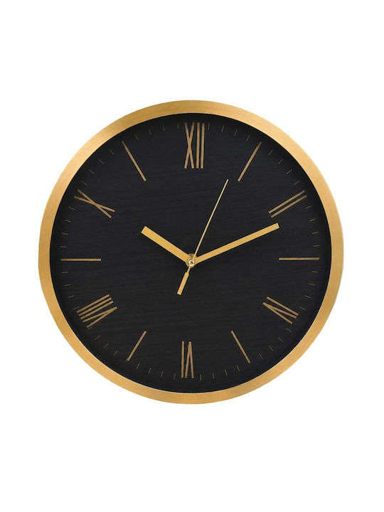 Pufo Gold Wanduhr Ø30cm