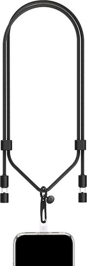 Force Power Verstellbares Usb-c Zu Usb-c 3a Power Delivery 60w Schultergurt Ladekabel Schwarz
