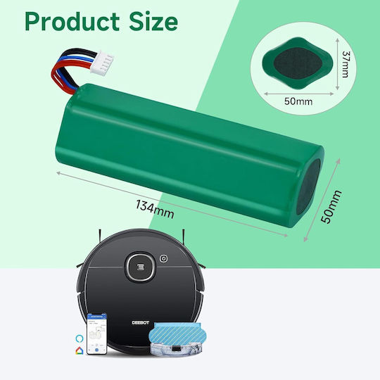 Batterie 6500mAh Für Roboter-Staubsauger Ecovacs
