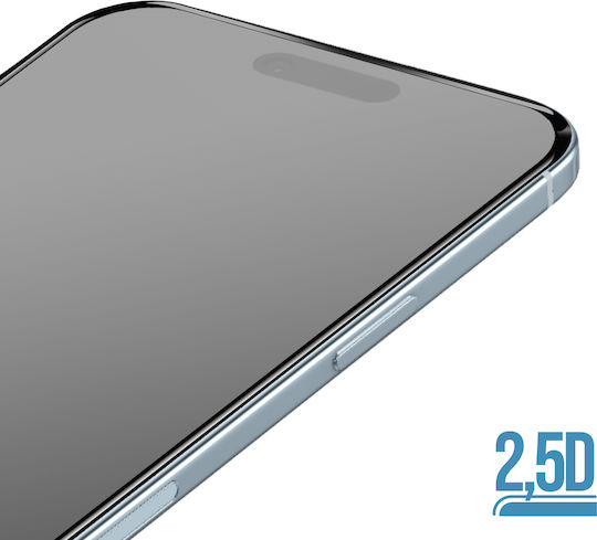 Force Glass Screen Protector Iphone Air In 2.5d 9h+ Matte Anti-glare Tempered Glass Transparent