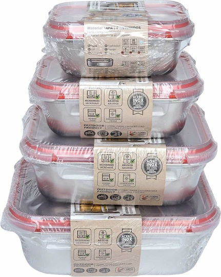 Iris Barcelona Δοχείο Φαγητού Inox 1.2lt