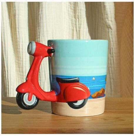 Winkee La Dolce Vita Κούπα Κεραμική Καφέ 500ml