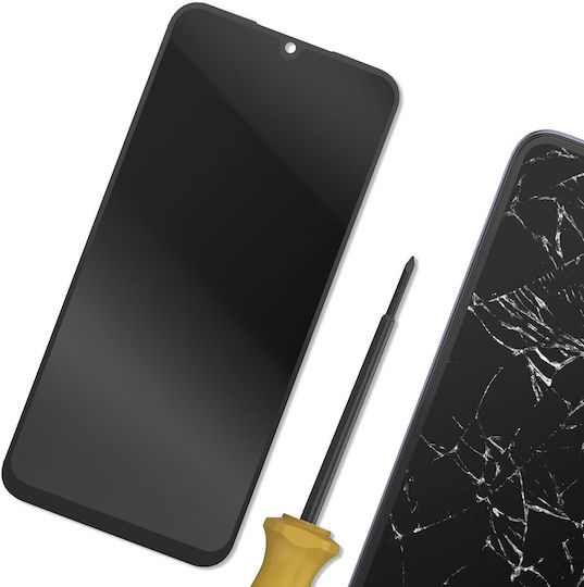 Clappio Ersatzbildschirm Für Galaxy A25 5G LCD TFT Display Vorgefertigter Touchscreen Schwarz