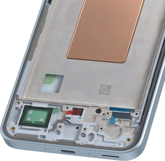 Clappio Replacement Middle Frame Galaxy A35 Light Blue