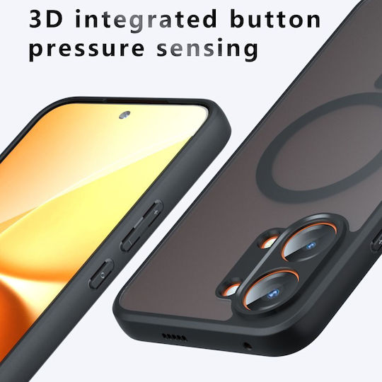 Techsuit Purefrost Задна Корица Силикон Черен (Poco X8 Pro Max)