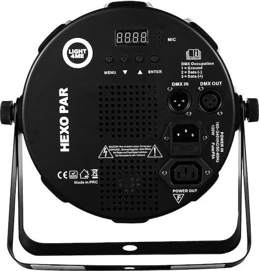 Scheinwerfer Bühnen LED Farbwechsel Disco Par 18x12w RGBWA-UV DMX