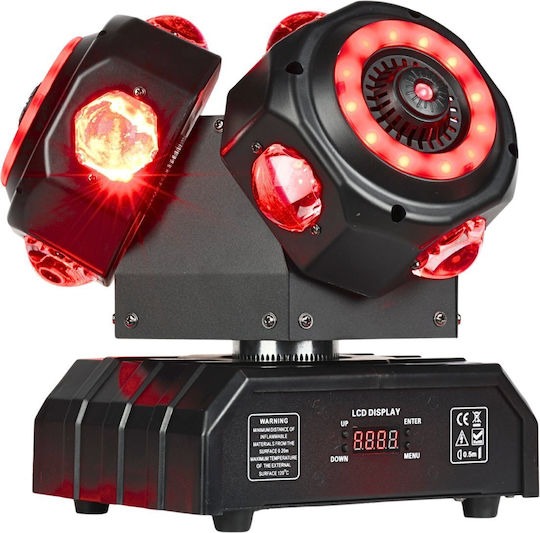 Light4me Sid Pro Movable Multi-effect Light 5in1 Stage Lighting Led Dmx Beam Ring Laser R G B 12x10w Rgbw