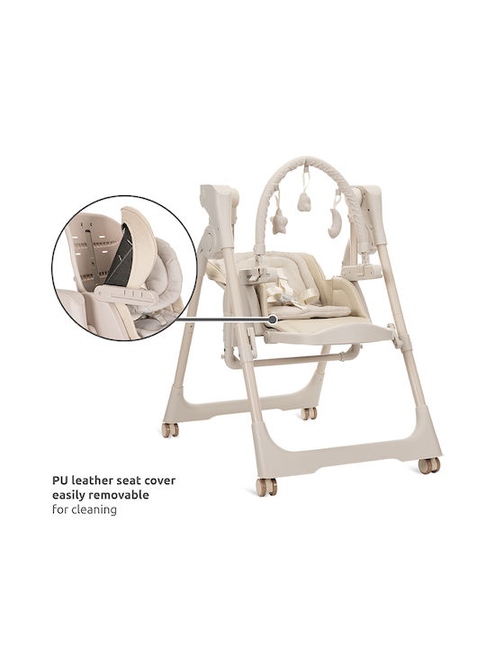 Lorelli Nomino Foldable Baby Highchair 2 in 1 Beige