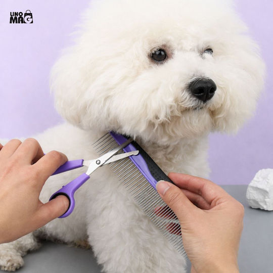 Linomag Hundebürste Handschuh Für Reinigung Des Hundes Lila