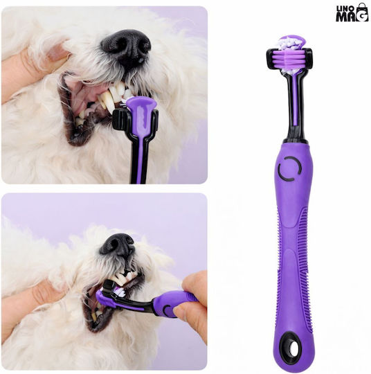 Linomag Hundebürste Handschuh Für Reinigung Des Hundes Lila