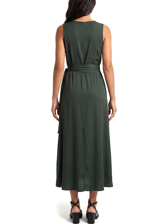 Moutaki Satin Damenkleid Abend Khaki Moutaki Satin Damenkleid Abend Khaki