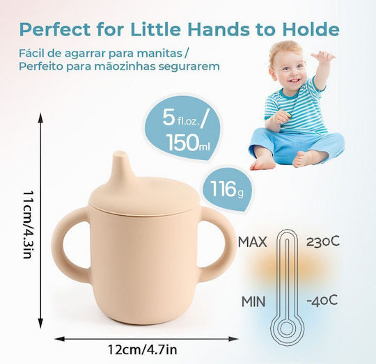 Baby Donkey Children's Silicone Cup Green 150ml for 6m+