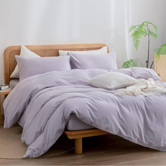 SteweHome Σετ Ημίδιπλη 195x230cm Λιλά