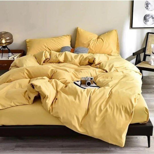 SteweHome Σετ Διπλή 200x200cm Βαμβακερό Ζέρσεϊ