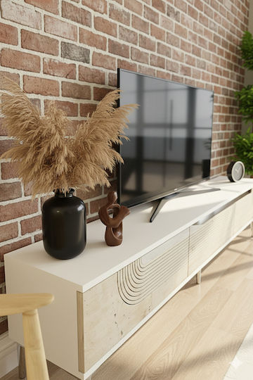 Έπιπλο TV Επιδαπέδιο Χρυσό 180x30x41εκ. Έπιπλο TV Επιδαπέδιο Χρυσό 180x30x41εκ.