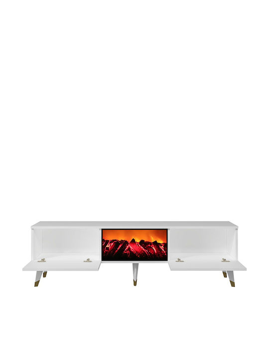 Έπιπλο Τηλεόρασης Μπλε Μ150xΠ30xΥ46cm