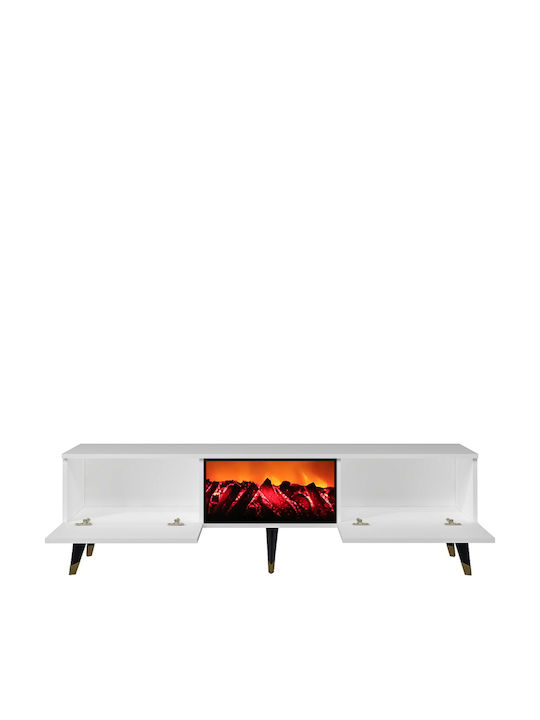 Blue TV Stand L150xD30xH46cm