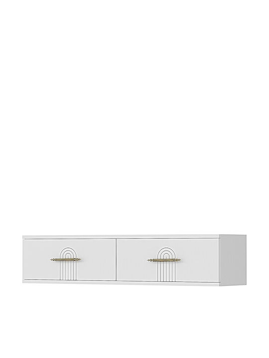 Έπιπλο Τηλεόρασης Συνθετικό Ξύλο Μ120xΠ30xΥ26cm