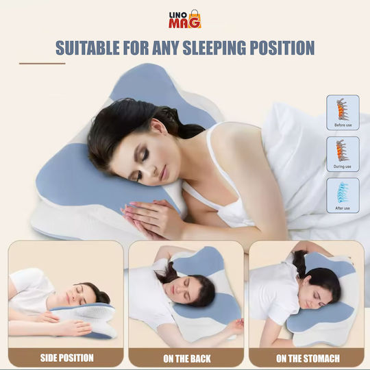Linomag Pillow with Memory Foam 40x65x14.5cm White
