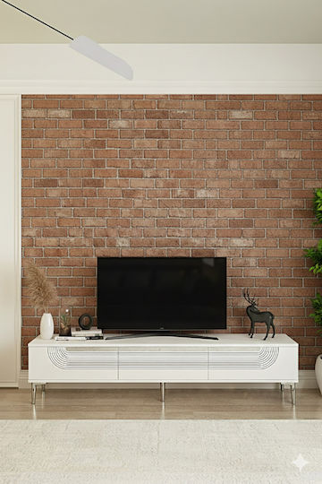 Έπιπλο TV Επιδαπέδιο Χρυσό 180x30x41εκ. Έπιπλο TV Επιδαπέδιο Χρυσό 180x30x41εκ.