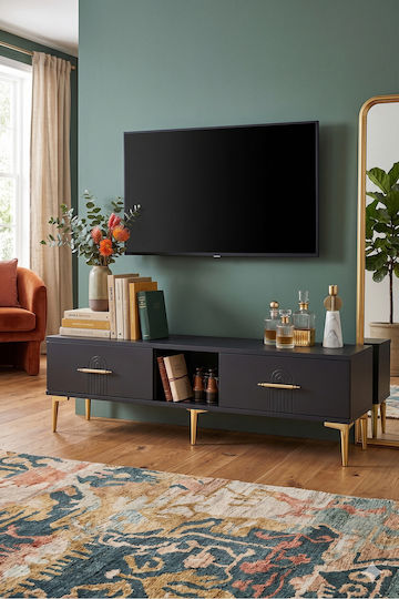 Έπιπλο TV Επιδαπέδιο Χρυσό 150x30x41εκ. Έπιπλο TV Επιδαπέδιο Χρυσό 150x30x41εκ.