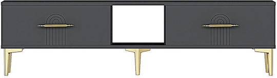 TV-Ständer Gold M150xP30xH41cm