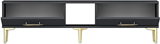 TV-Ständer Gold M150xP30xH41cm