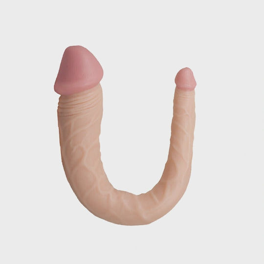 Ρεαλιστικό Διπλό Ομοίωμα Πέους Natural 36 Cm