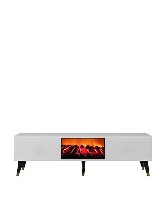 Έπιπλο Τηλεόρασης Μπλε Μ150xΠ30xΥ46cm