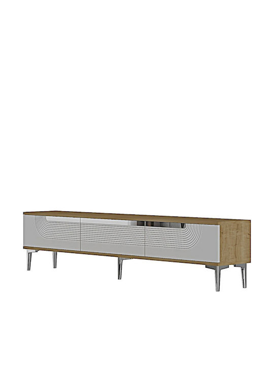 Έπιπλο Τηλεόρασης Χρυσό Μ180xΠ30xΥ41cm