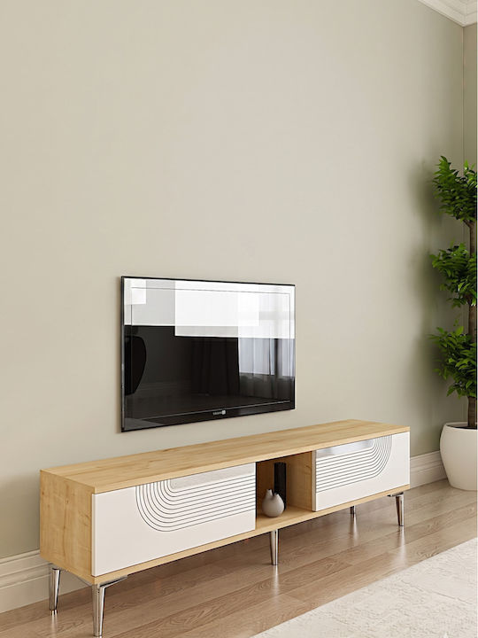 Έπιπλο Τηλεόρασης Travertine Μ150xΠ30xΥ41cm