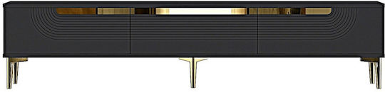 Gold TV Stand L180xD30xH41cm