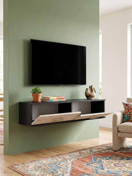 Gold TV Stand L120xD30xH26cm