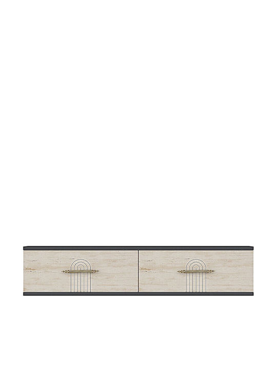 Gold TV Stand L120xD30xH26cm