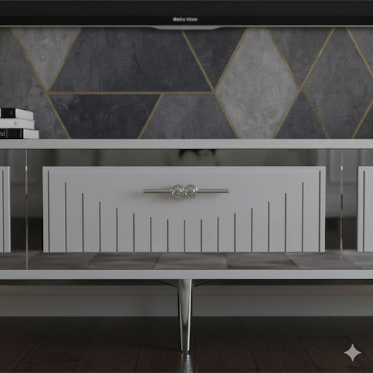 Stand TV De Podea Auriu 180x30x41cm