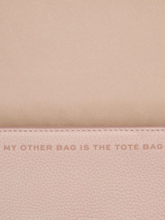 Leather Women's Crossbody Bag Pink