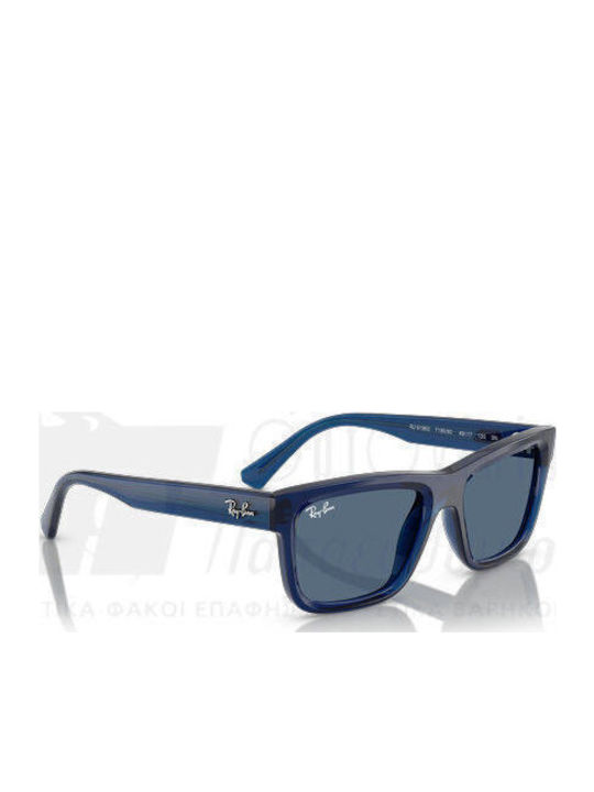 Ray Ban Herren Sonnenbrille mit Marineblau Kunststoff Gestell und Blau Linse RJ9196S 719080