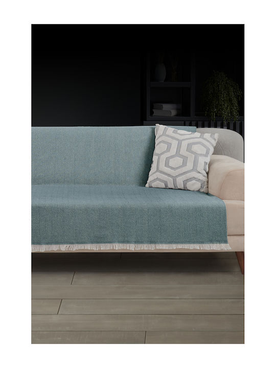 SteweHome Ριχτάρι Πολυθρόνας 180x215εκ. Πετρόλ