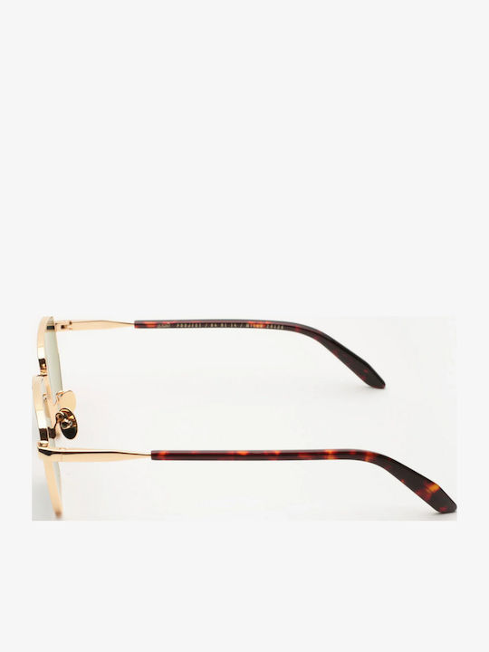 Gast Aether Unisex Γυαλιά Ηλίου με Χρυσό Σκελετό και Πράσινο Φακό AET02