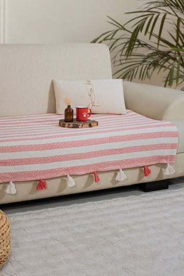 SteweHome Cuvertură Pentru Canapea De Fotoliu 115x201cm Pom Pom