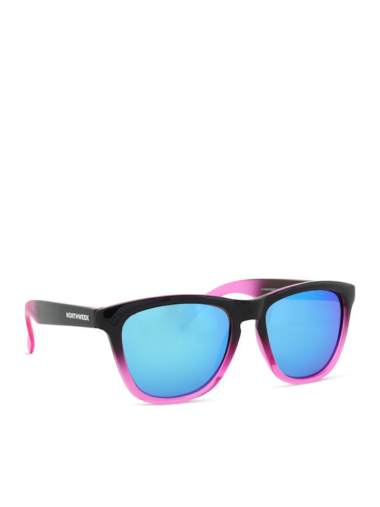 Northweek Kids Gradiant Sonnenbrillen mit Mehrfarbig Rahmen und Hellblau Linse