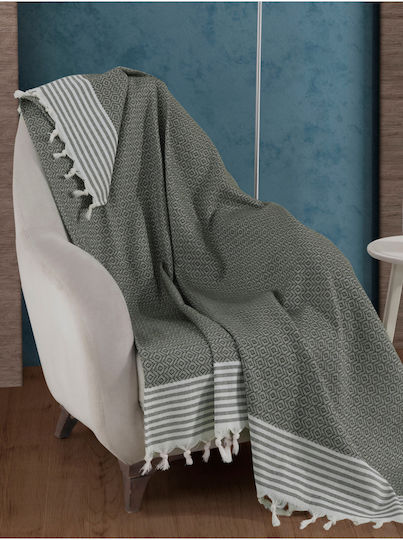 SteweHome Ριχτάρι Πολυθρόνας 150x180εκ. Χακί