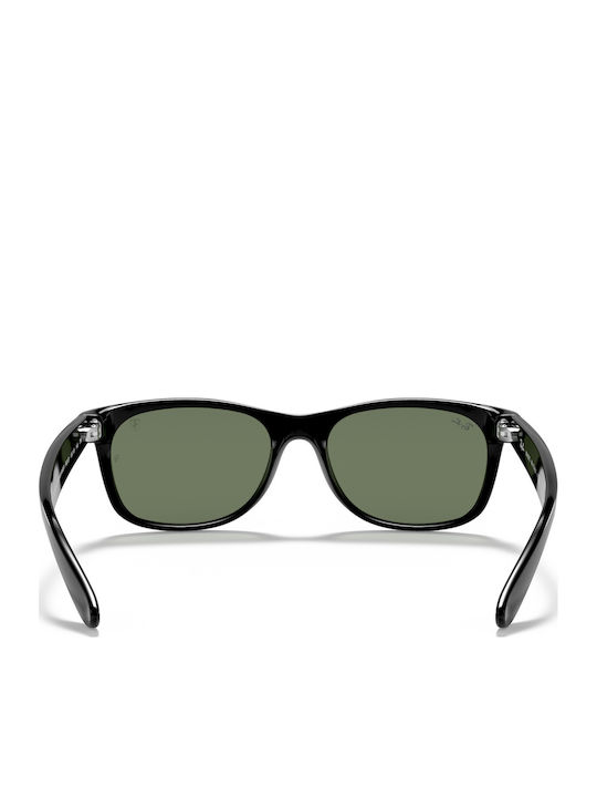 Ray Ban Wayfarer Унисекс Слънчеви Очила с Черна Пластмасова Рамка и Зелени Стъкла