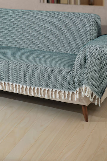 SteweHome Decken & Couchdecken Dreisitzer-Sofa Wurf 180x300cm Petrol Blau