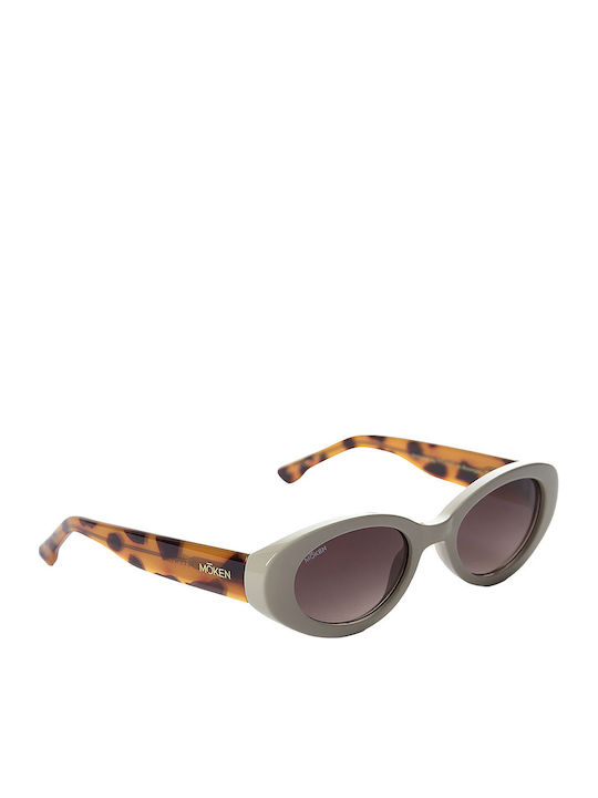 Moken Unisex Sonnenbrillen mit Braunen Rahmen und Braunen Polarisiert Gläsern