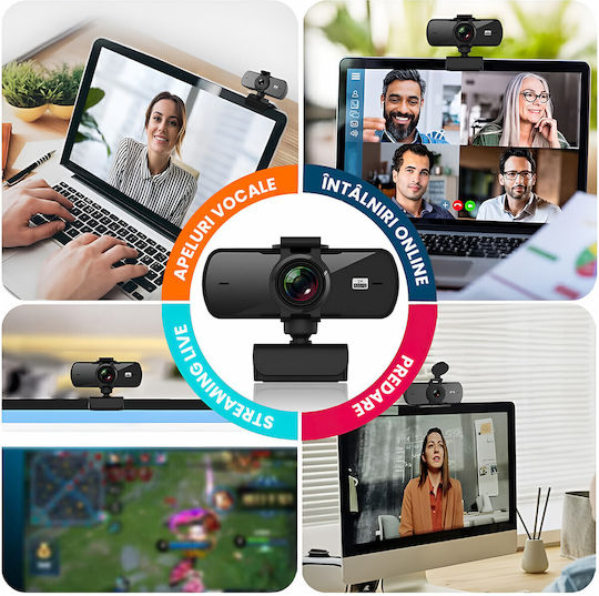 Web Camera 2K με Autofocus TN-034