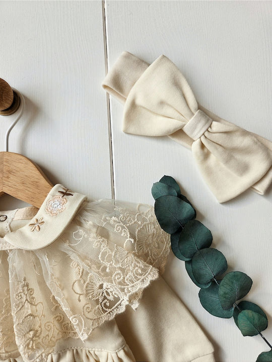 SteweHome Beige Baby-Strampler